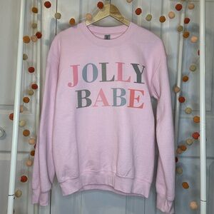 🎄JOLLY BABE Crew Neck Swestshirt